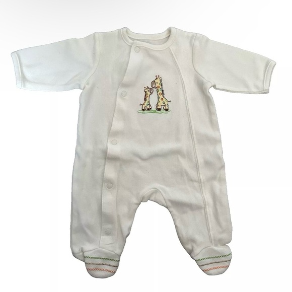 Lot Of 6 Footie Pajamas Size 0-3 Months 2 Way Zipper - Picture 2 of 7